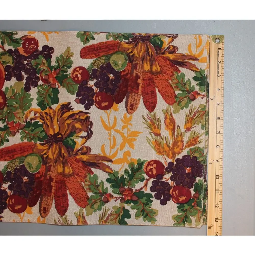 Fall Holiday Dining Place Mats‎ Qty 4 Leaf Print Great for Thanksgiving